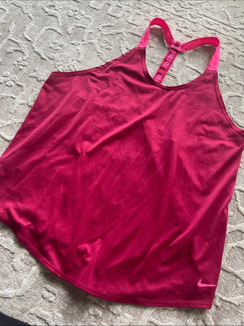 Nike Women's Magenta Racerback Training Tank Top Dri-Fir